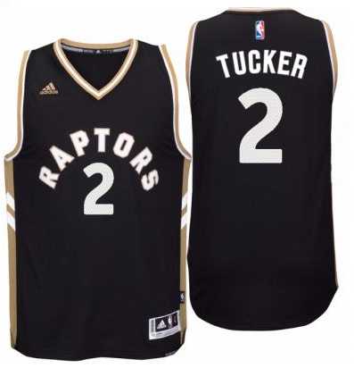 Men's Toronto Raptors #2 P. J. Tucker adidas Black Player Swingman OVO Jersey