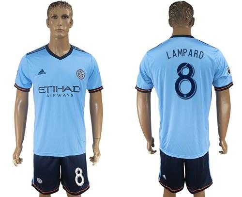 New York City #8 Lampard Home Soccer Club Jersey