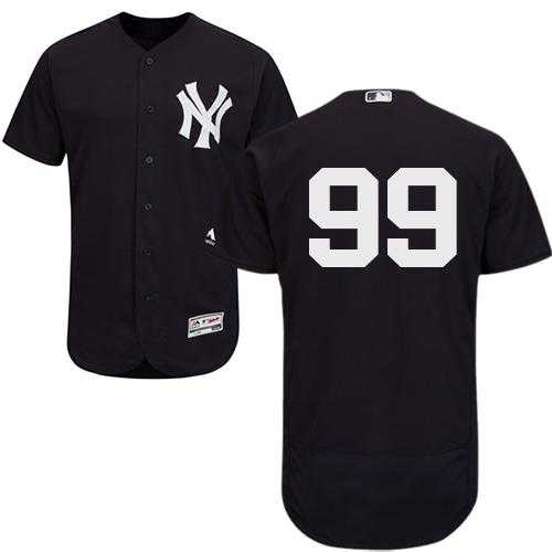 New York Yankees #99 Aaron Judge Navy Blue Flexbase Authentic Collection Stitched MLB Jersey
