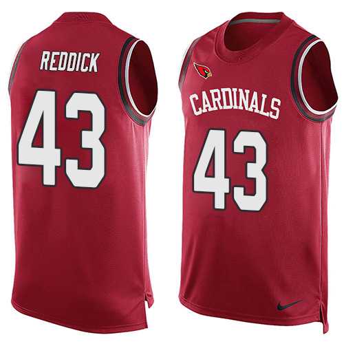 Nike Arizona Cardinals #43 Haason Reddick Red Team Color Men's Stitched NFL Limited Tank Top Jersey