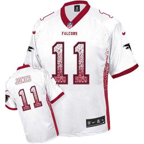 Nike Atlanta Falcons #11 Julio Jones White Men's Stitched NFL Elite Drift Fashion Jersey