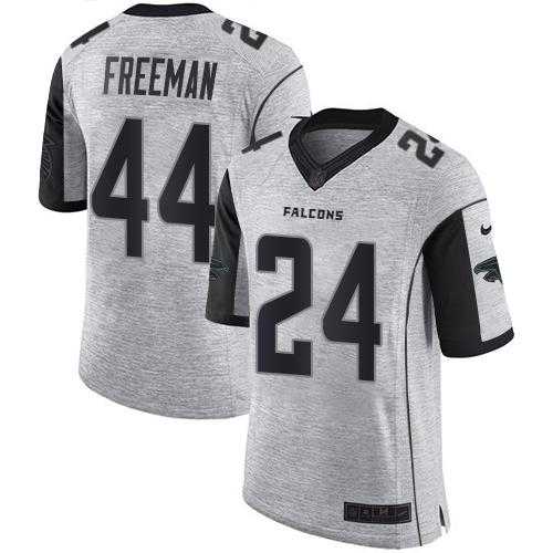 Nike Atlanta Falcons #24 Devonta Freeman Gray Men's Stitched NFL Limited Gridiron Gray II Jersey