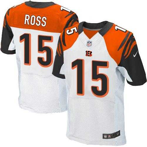 Nike Cincinnati Bengals #15 John Ross White Men's Stitched NFL Elite Jersey