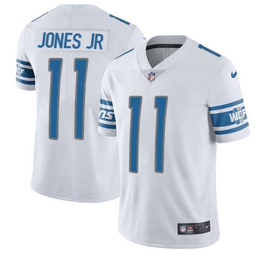 Nike Detroit Lions #11 Marvin Jones Jr White Men's Stitched NFL Limited Jersey