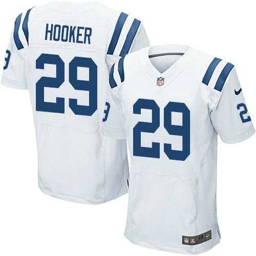 Nike Indianapolis Colts #29 Malik Hooker White Men's Stitched NFL Elite Jersey