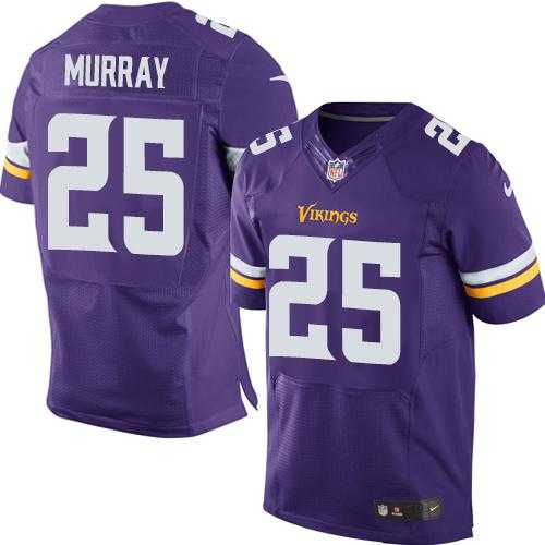 Nike Minnesota Vikings #25 Latavius Murray Purple Team Color Men's Stitched NFL Elite Jersey