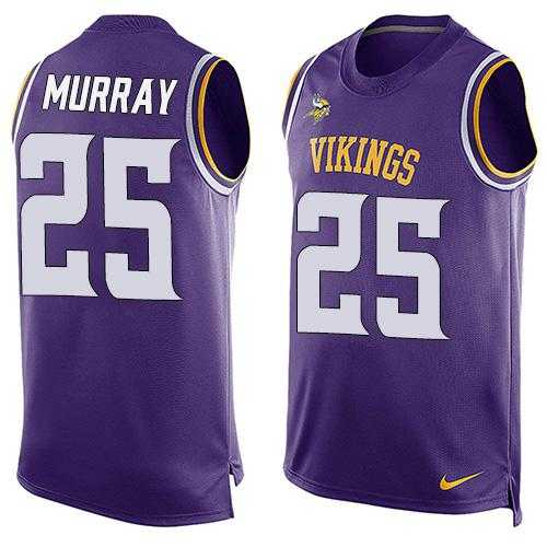 Nike Minnesota Vikings #25 Latavius Murray Purple Team Color Men's Stitched NFL Limited Tank Top Jersey