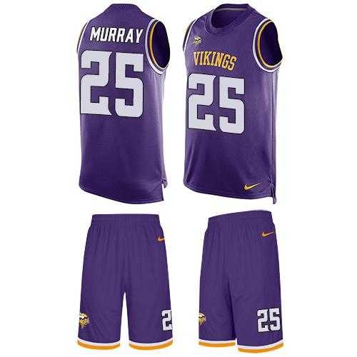 Nike Minnesota Vikings #25 Latavius Murray Purple Team Color Men's Stitched NFL Limited Tank Top Suit Jersey