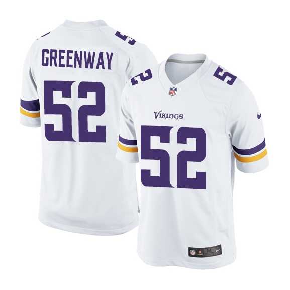 Nike Minnesota Vikings #52 Chad Greenway White Limited Jersey