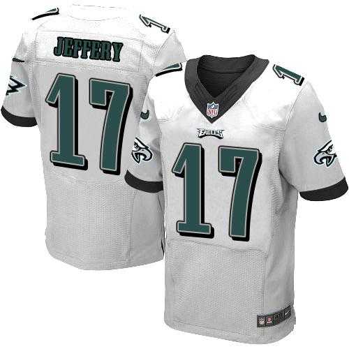 Nike Philadelphia Eagles #17 Alshon Jeffery White Men's Stitched NFL New Elite Jersey