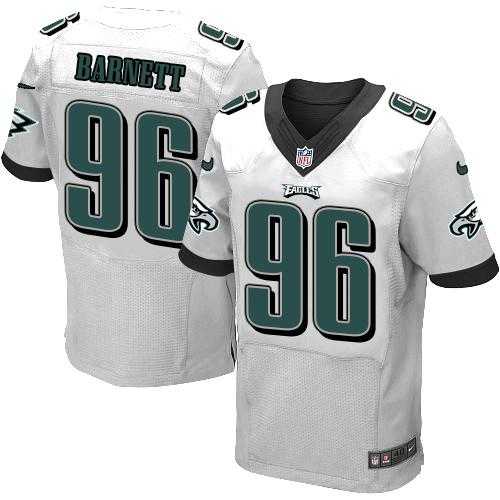 Nike Philadelphia Eagles #96 Derek Barnett White Men's Stitched NFL New Elite Jersey