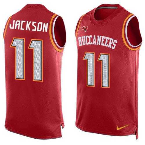 Nike Tampa Bay Buccaneers #11 DeSean Jackson Red Team Color Men's Stitched NFL Limited Tank Top Jersey