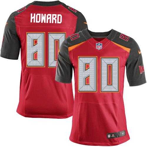 Nike Tampa Bay Buccaneers #80 O. J. Howard Red Team Color Men's Stitched NFL New Elite Jersey