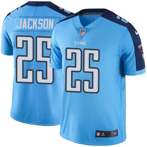 Nike Tennessee Titans #25 Adoree' Jackson Light Blue Men's Stitched NFL Limited Rush Jersey