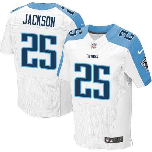 Nike Tennessee Titans #25 Adoree' Jackson White Men's Stitched NFL Elite Jersey