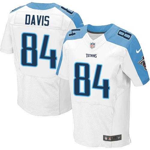 Nike Tennessee Titans #84 Corey Davis White Men's Stitched NFL Elite Jersey