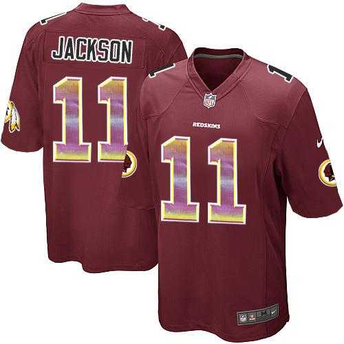 Nike Washington Redskins #11 DeSean Jackson Burgundy Red Team Color Men's Stitched NFL Limited Strobe Jersey