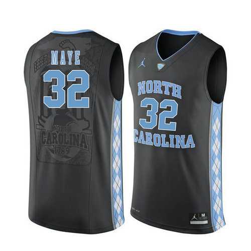 North Carolina Tar Heels #32 Luke Maye Black College Basketball Jersey