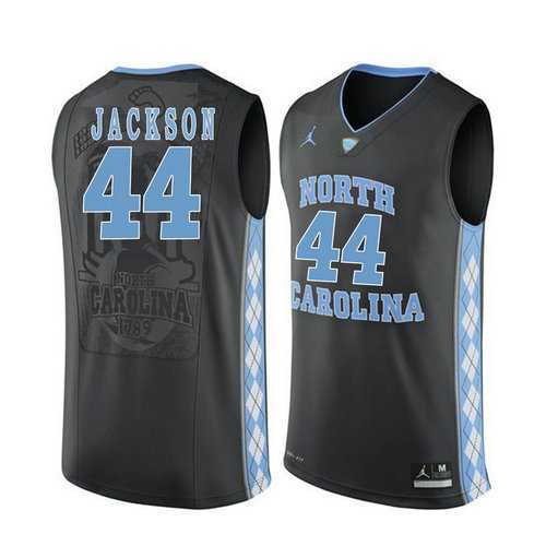 North Carolina Tar Heels #44 Justin Jackson Black College Basketball Jersey