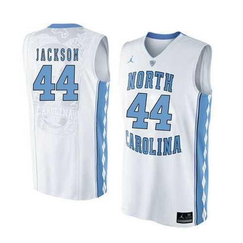 North Carolina Tar Heels #44 Justin Jackson White College Basketball Jersey