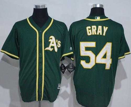 Oakland Athletics #54 Sonny Gray Green New Cool Base Stitched MLB Jersey