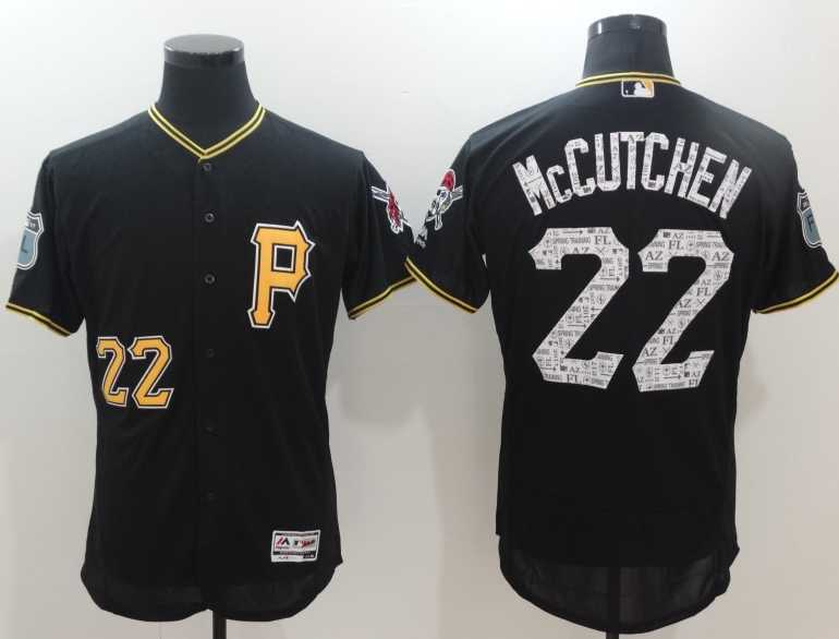 Pittsburgh Pirates #22 Andrew McCutchen Black 2017 Spring Training Flexbase Authentic Collection Stitched Baseball Jersey