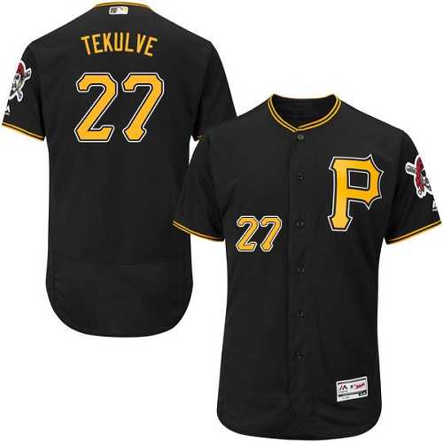 Pittsburgh Pirates #27 Kent Tekulve Black Flexbase Authentic Collection Stitched MLB Jersey