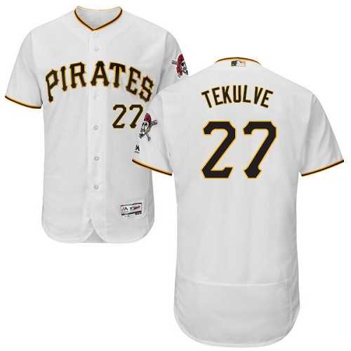 Pittsburgh Pirates #27 Kent Tekulve White Flexbase Authentic Collection Stitched MLB Jersey Pittsburgh Pirates #27 Kent Tekulve White Flexbase Authentic Collection Stitched MLB Jersey