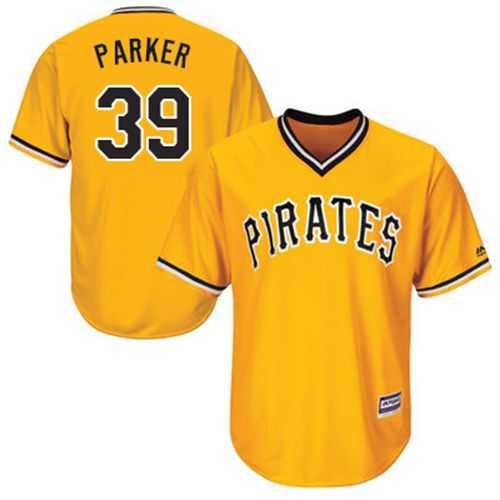 Pittsburgh Pirates #39 Dave Parker Gold New Cool Base Stitched MLB Jersey