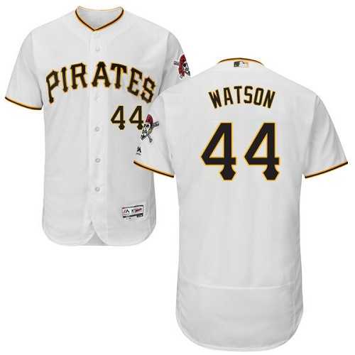 Pittsburgh Pirates #44 Tony Watson White Flexbase Authentic Collection Stitched MLB Jersey