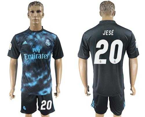 Real Madrid #20 Jese Away Soccer Club Jersey