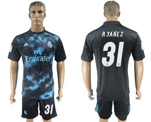 Real Madrid #31 R.Yanez Away Soccer Club Jersey
