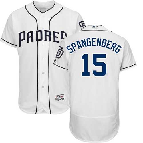 San Diego Padres #15 Cory Spangenberg White Flexbase Authentic Collection Stitched MLB Jersey