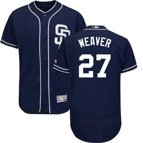 San Diego Padres #27 Jered Weaver Navy Blue Flexbase Authentic Collection Stitched MLB Jersey