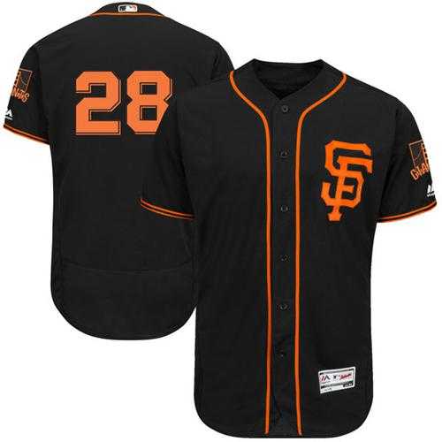 San Francisco Giants #28 Buster Posey Black Flexbase Authentic Collection Alternate Stitched MLB Jersey