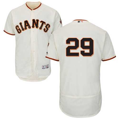 San Francisco Giants #29 Jeff Samardzija Cream Flexbase Authentic Collection Stitched MLB Jersey