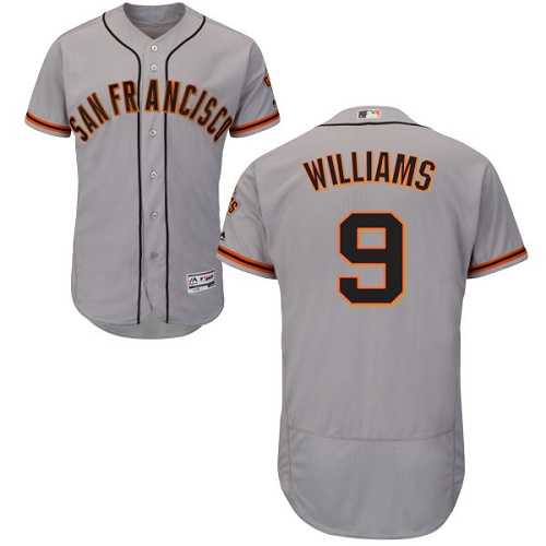 San Francisco Giants #9 Matt Williams Grey Flexbase Authentic Collection Road Stitched MLB Jersey
