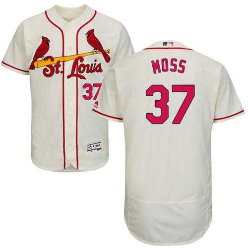 St. Louis Cardinals #37 Brandon Moss Cream Flexbase Authentic Collection Stitched MLB Jersey St. Louis Cardinals #37 Brandon Moss Cream Flexbase Authentic Collection Stitched MLB Jersey
