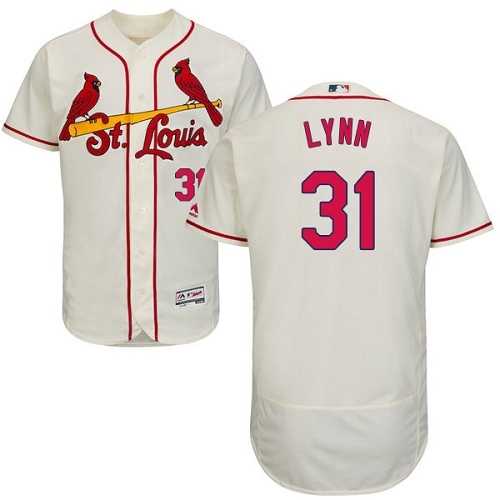 St.Louis Cardinals #31 Lance Lynn Cream Flexbase Authentic Collection Stitched MLB Jersey