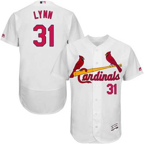 St.Louis Cardinals #31 Lance Lynn White Flexbase Authentic Collection Stitched MLB Jersey