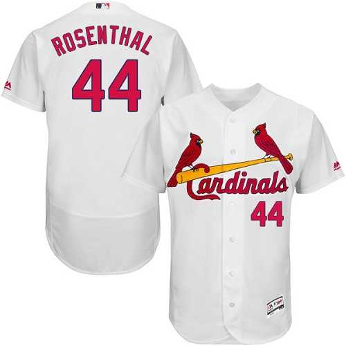 St.Louis Cardinals #44 Trevor Rosenthal White Flexbase Authentic Collection Stitched MLB Jersey