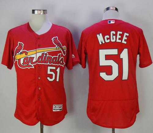 St.Louis Cardinals #51 Willie McGee Red Flexbase Authentic Collection Stitched MLB Jersey St.Louis Cardinals #51 Willie McGee Red Flexbase Authentic Collection Stitched MLB Jersey
