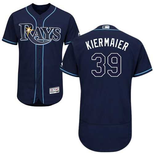 Tampa Bay Rays #39 Kevin Kiermaier Dark Blue Flexbase Authentic Collection Stitched MLB Jersey Tampa Bay Rays #39 Kevin Kiermaier Dark Blue Flexbase Authentic Collection Stitched MLB Jersey