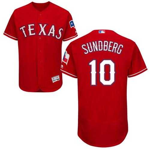 Texas Rangers #10 Jim Sundberg Red Flexbase Authentic Collection Stitched MLB Jersey Texas Rangers #10 Jim Sundberg Red Flexbase Authentic Collection Stitched MLB Jersey