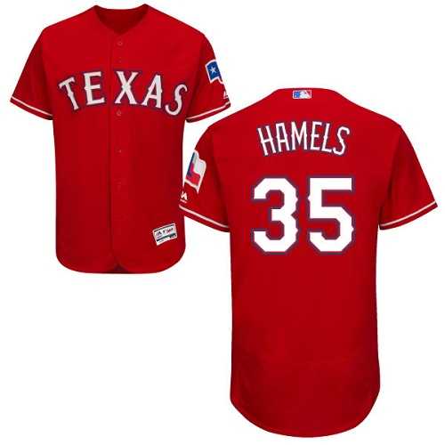Texas Rangers #35 Cole Hamels Red Flexbase Authentic Collection Stitched MLB Jersey Texas Rangers #35 Cole Hamels Red Flexbase Authentic Collection Stitched MLB Jersey