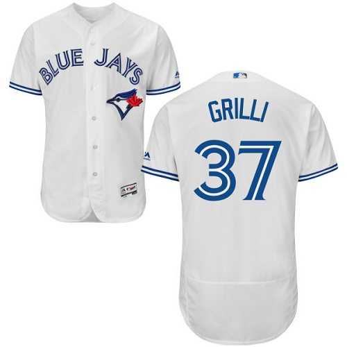 Toronto Blue Jays #37 Jason Grilli White Flexbase Authentic Collection Stitched MLB Jersey