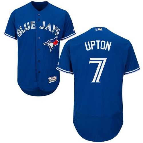 Toronto Blue Jays #7 B.J. Upton Blue Flexbase Authentic Collection Stitched MLB Jersey