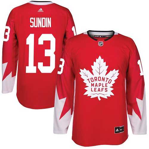 Toronto Maple Leafs #13 Mats Sundin Red Alternate Stitched NHL Jersey Toronto Maple Leafs #13 Mats Sundin Red Alternate Stitched NHL Jersey