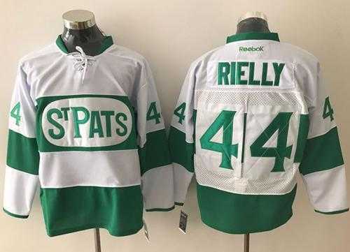 Toronto Maple Leafs #44 Morgan Rielly White Green St. Patrick's Day Stitched NHL Jersey Toronto Maple Leafs #44 Morgan Rielly White Green St. Patrick's Day Stitched NHL Jersey