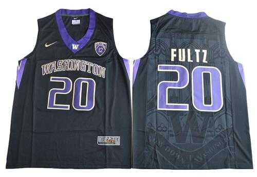 UConn Huskies #20 Markelle Fultz Black Basketball Stitched NCAA Jersey